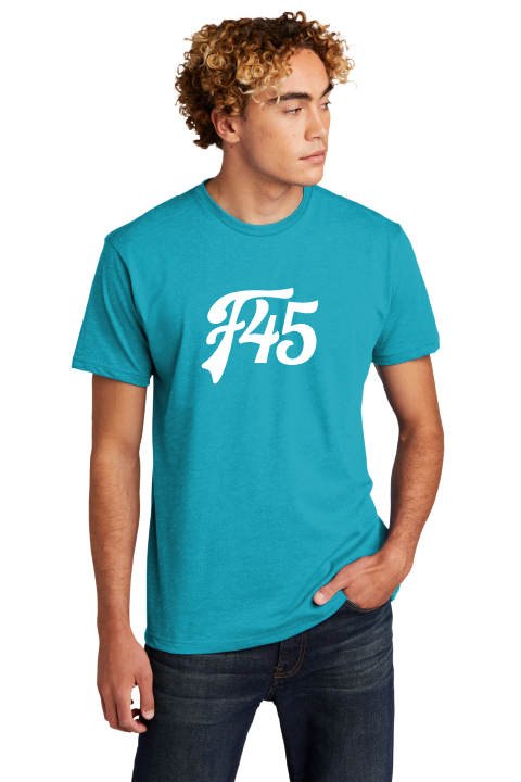 F45 Script Unisex Tee  w/studio on back