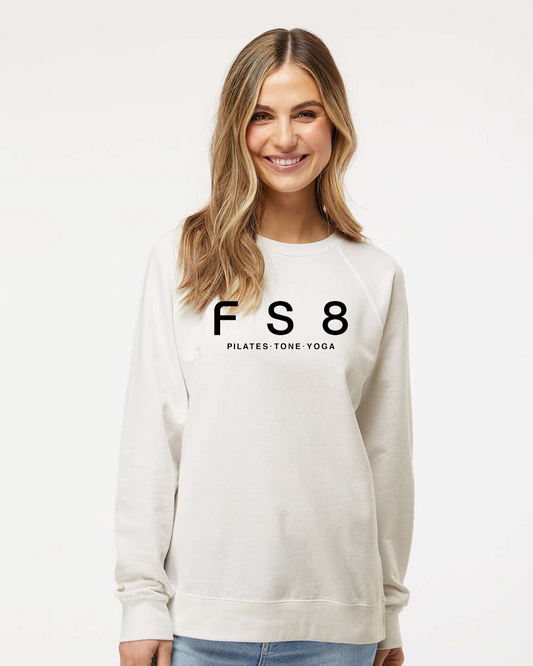 FS8 Lightweight Raglan Crewneck Sweatshirt Unisex