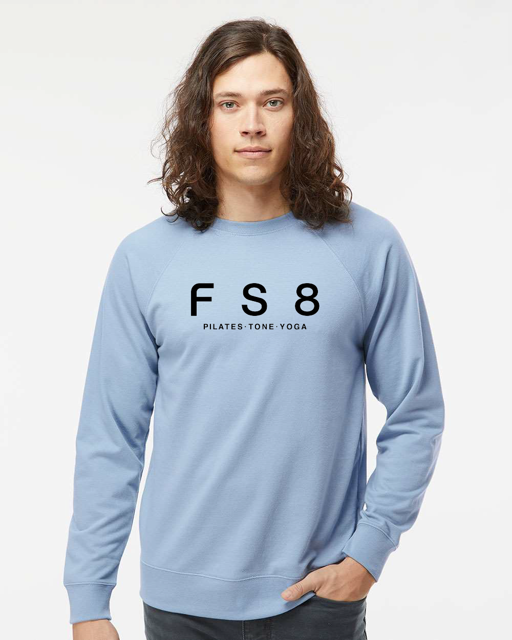 FS8 Lightweight Raglan Crewneck Sweatshirt Unisex