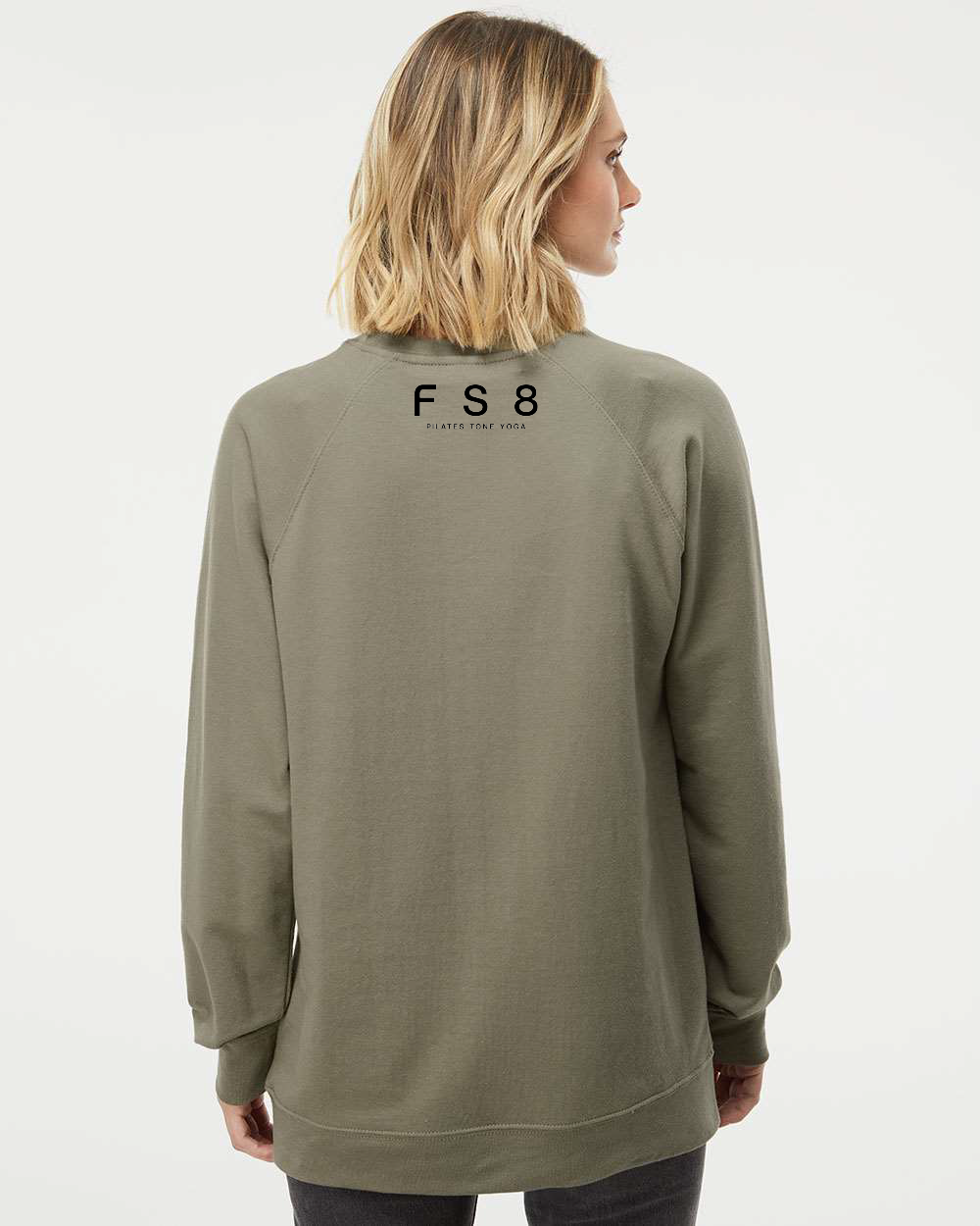 FS8 Lightweight Raglan Crewneck Sweatshirt Unisex